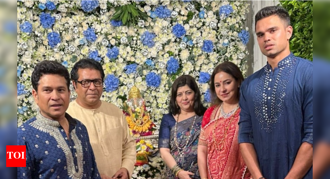 watch:-arjun-tendulkar-makes-first-public-appearance-since-getting-engaged-to-saaniya-chandhok