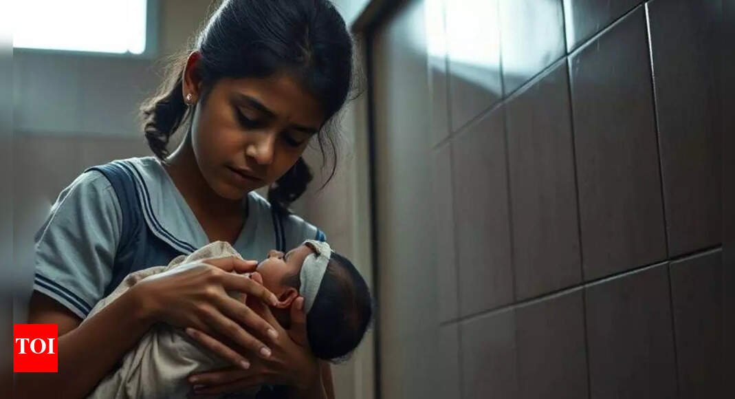 karnataka:-17-year-old-delivers-baby-in-school-toilet;-staff-suspended