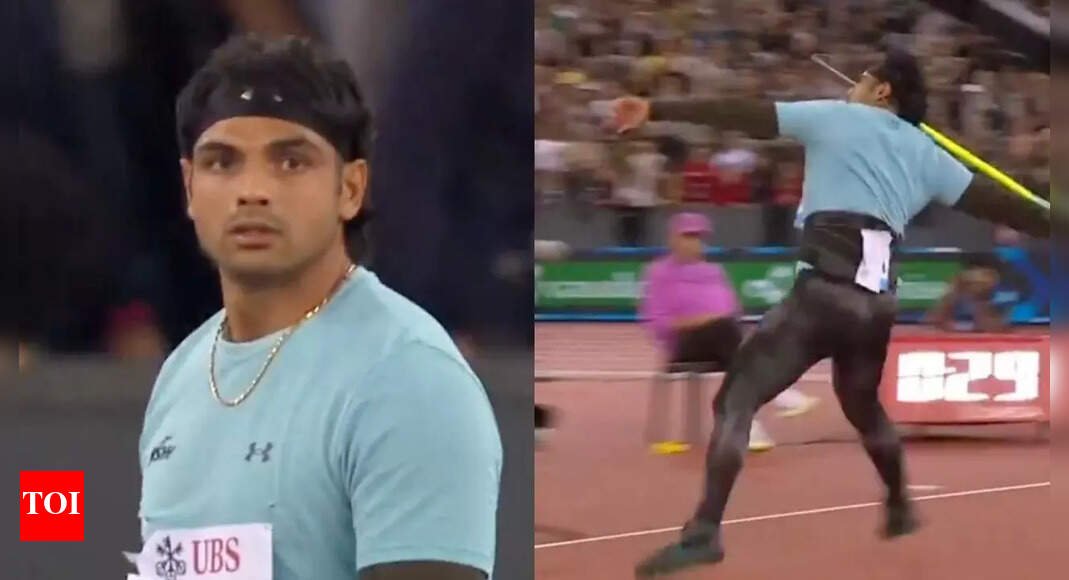 with-federer-watching,-neeraj-finishes-second:-‘some-things-didn’t-go-well’