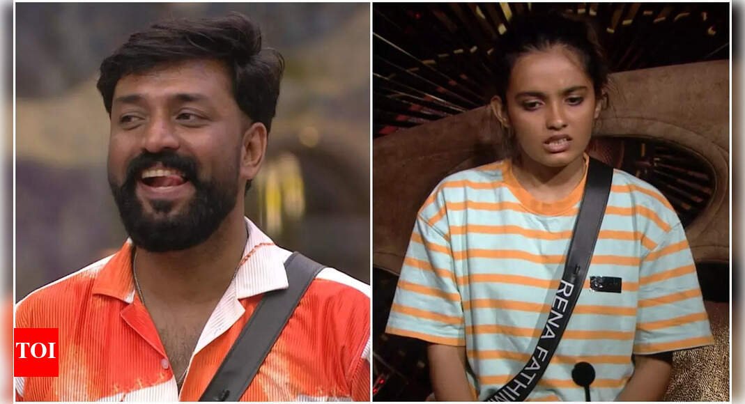bigg-boss-malayalam-7:-shanavas-and-rena-fatima-face-‘7nte-pani’;-get-banned-from-mohanlal’s-weekend-episodes