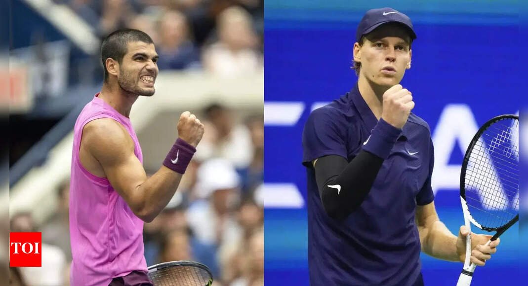us-open-final-live:-sinner,-alcaraz-face-off-in-third-straight-major-final;-trump-to-attend
