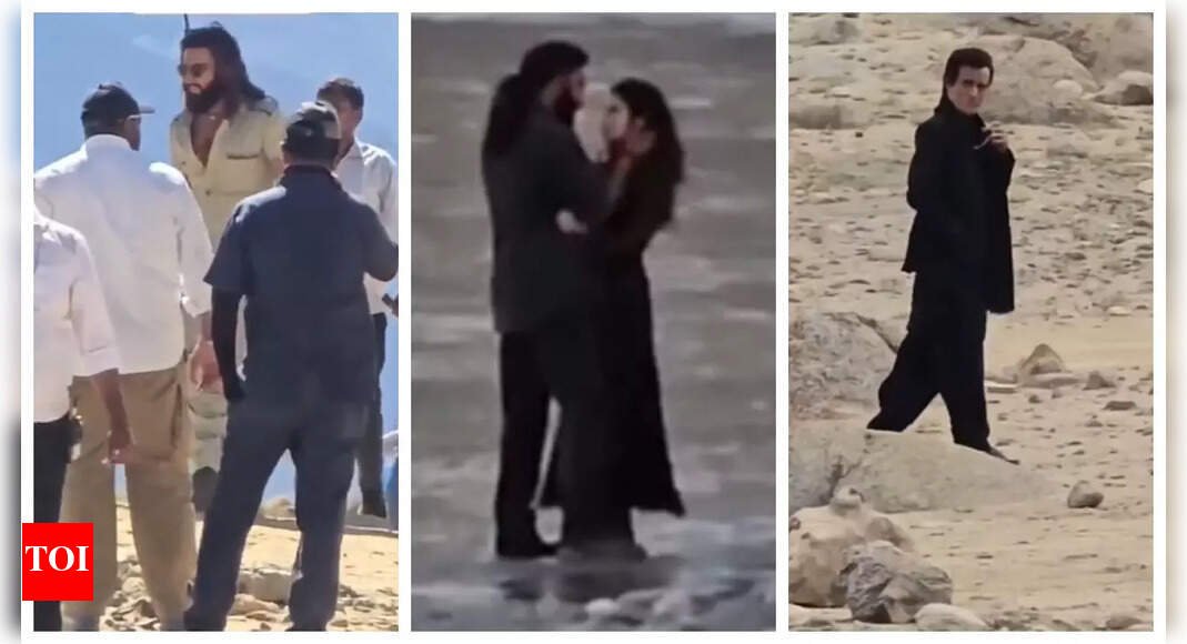 ‘dhurandhar’-videos-leak-online:-ranveer-singh-shoots-intense-action-scenes-with-akshaye-khanna,-romances-sara-arjun-on-ladakh-sets