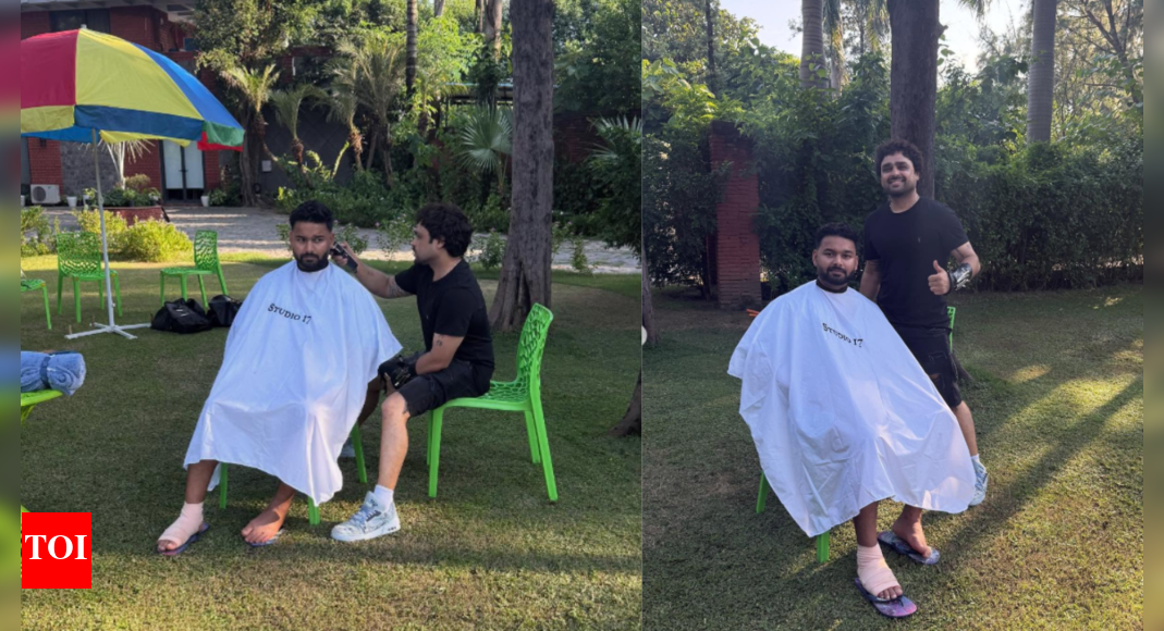 ‘bachpan-ki-yaadein’:-rishabh-pant-shares-nostalgic-childhood-memory,-gets-haircut-under-a-tree