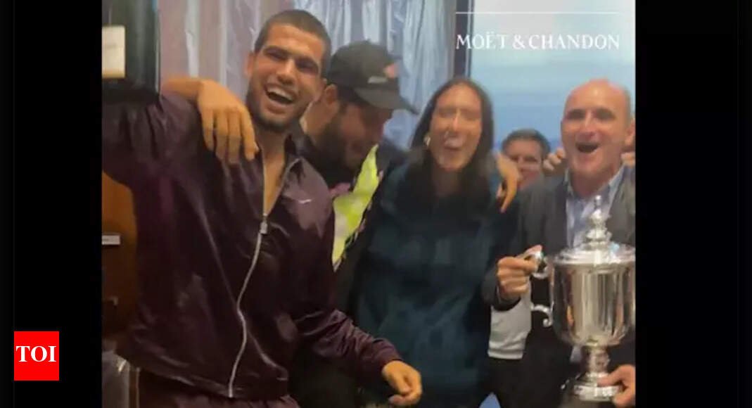 watch:-carlos-alcaraz’s-champagne-soaked-us-open-party-in-new-york