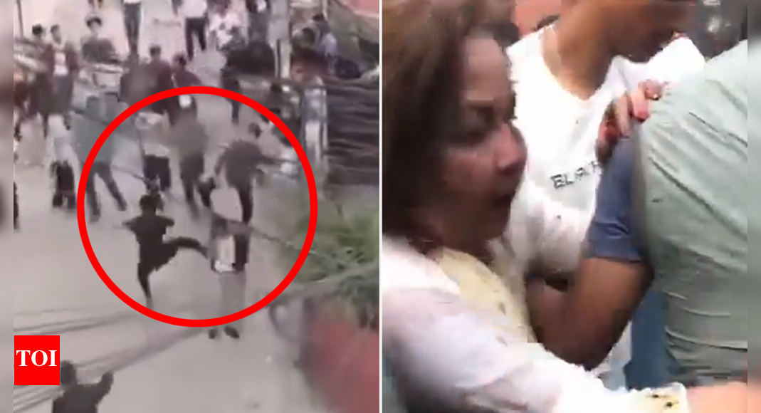 videos-show-fm-paudel-being-chased,-kicked,-assaulted-on-streets;-ex-pm-deuba-hurt-|-watch