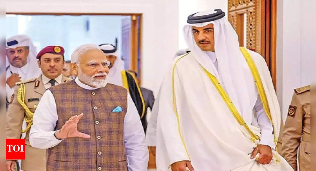 pm-modi-speaks-to-qatar-amir;-india-slams-israel-in-rare-development-for-doha-hit