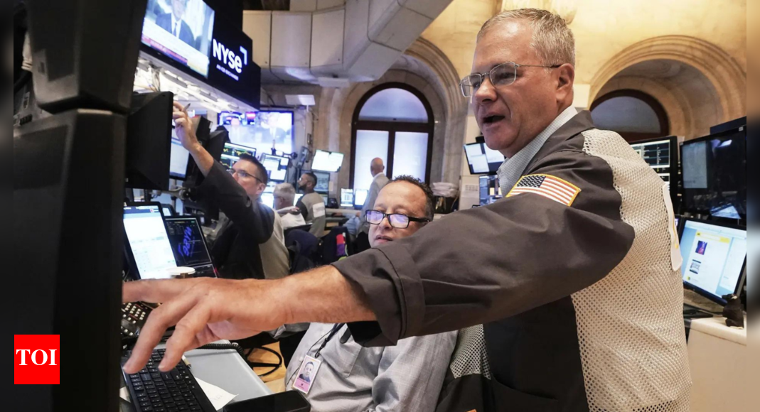 us-market-today:-wall-street-drifts-near-record-highs;-s&p-500-steady,-dow-dips-51-points,-fed-rate-cut-hopes-fuel-optimism