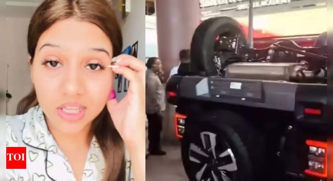 ‘rpm-was-high’:-woman-describes-moment-thar-flew-out-of-delhi-showroom