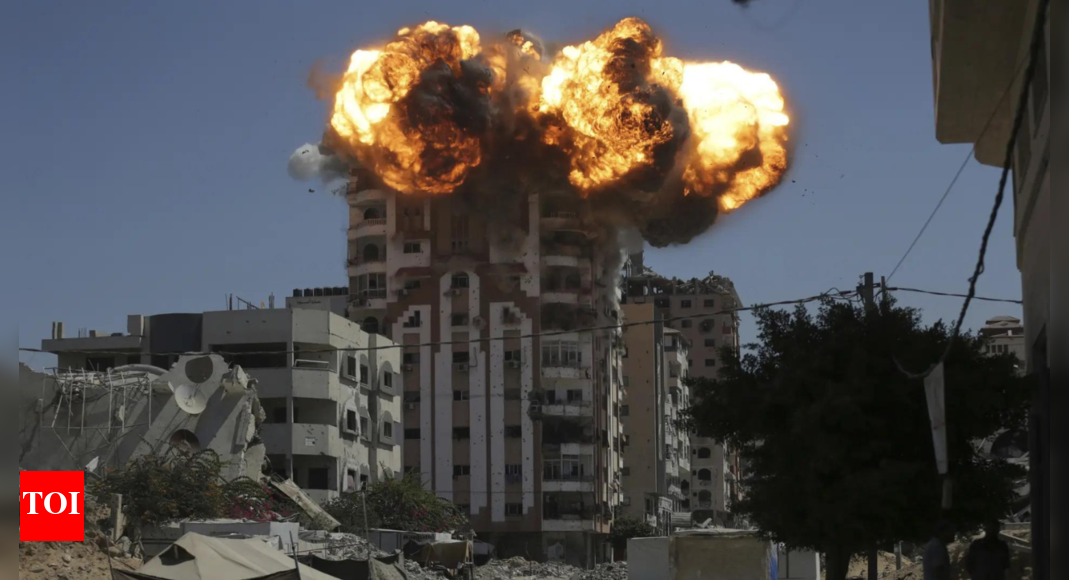 ‘skyline-of-gaza-is-changing’:-israel-flattens-3-high-rise-buildings-in-gaza-city