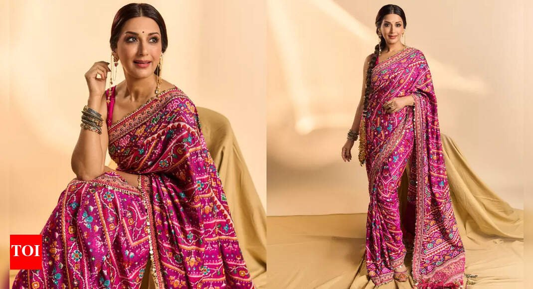 heritage-meets-glam:-sonali-bendre’s-patan-patola-saree-is-nothing-less-than-a-masterpiece
