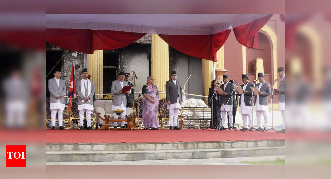 nepal-president-administers-oath-to-4-new-ministers-in-interim-government