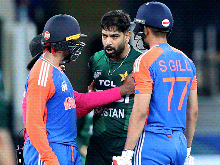 ‘pakistani-players-were-arguing-unnecessarily,-i-responded-with-the-bat’:abhishek-sharma-breaks-silence-on-heated-argument-with-haris-rauf