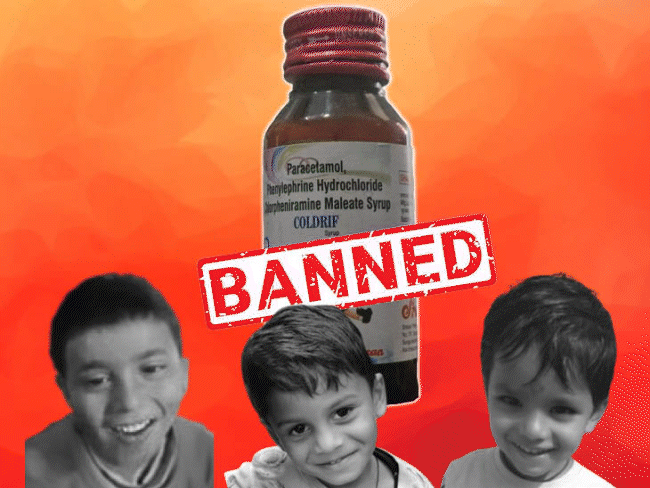 substandard-cough-syrup-causes-kidney-failure-in-children-in-chhindwara:6-dead;-urine-retention-linked-to-contaminated-medicine;-collector-imposes-sales-ban