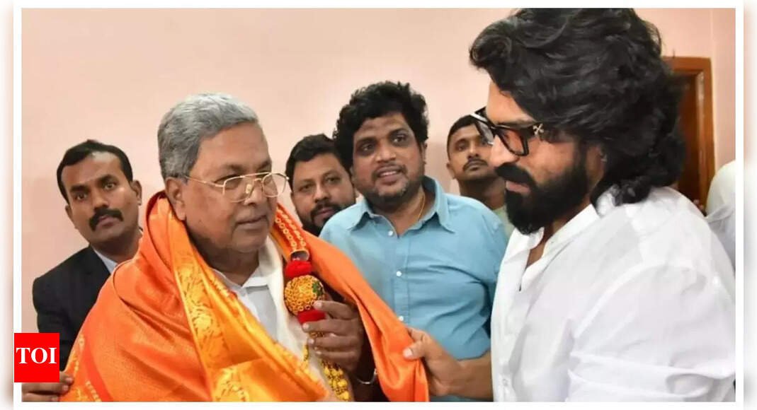 pics-–-ram-charan-meets-chief-minister-siddaramaiah-during-‘peddi’-shoot-in-mysore