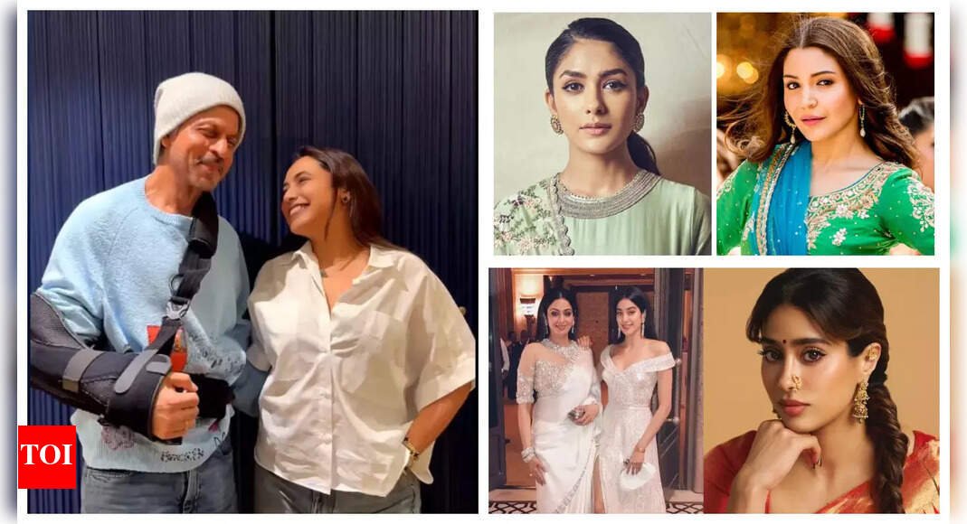 top-5-entertainment-news:-shah-rukh-khan-rani-mukerji-celebrate-national-award-win,-mrunal-thakur-takes-dig-at-anushka-sharma