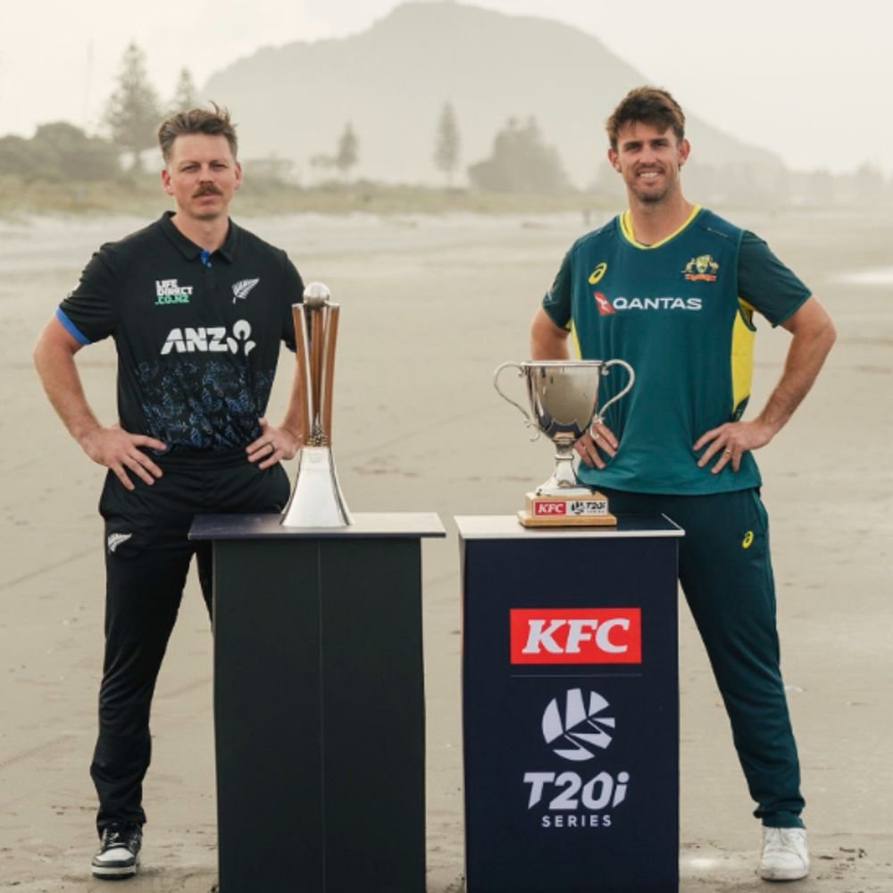 australia-defeated-new-zealand-by-6-wickets-in-1st-t20i:mitchell-marsh-shines-for-aussies-with-85-runs,-robinson’s-106*-goes-in-vain-for-kiwis;-aus-lead-series-1-0