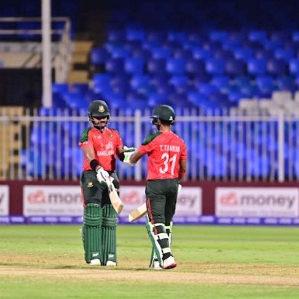 bangladesh-beat-afghanistan-by-4-wickets-in-first-t20i:openers-parvez-tanzid’s-109-run-partnership-set-strong-start;-bangla-tigers-lead-three-match-series-by-1-0