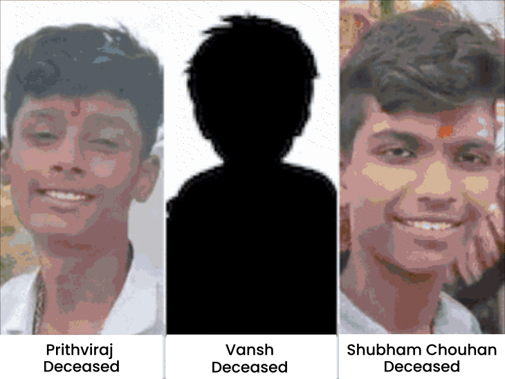 body-of-third-child-recovered-in-ujjain:tractor-trolley-fell-into-chambal-river-during-idol-immersion;-last-rites-of-two-children-performed-together