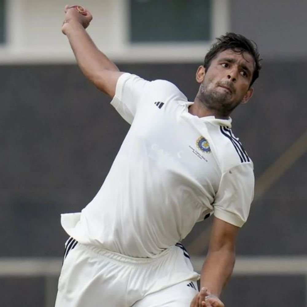 irani-cup-vidarbha-all-out-for-232-in-second-innings:rest-of-india-chasing-361-runs-to-win,-30/2-at-stumps-on-day-4;-anshul-kamboj-takes-4-wickets