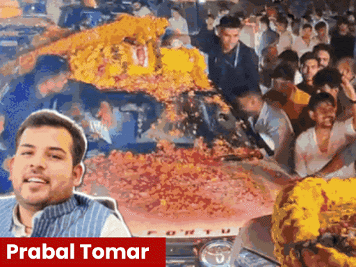 ambulances-stranded-as-speaker’s-son’s-birthday-procession-jams-morena-roads:newborn-with-heart-problem-stuck-in-traffic;-sdm-unavailable,-bjp-claim-no-involvement