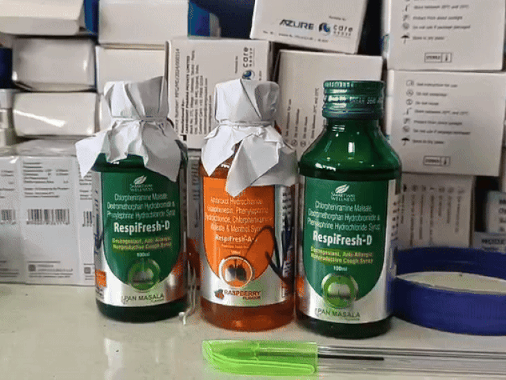 fda-raids-bhopal-drug-market:authorities-confiscate-80-bottles-of-banned-cough-syrups-respifresh-d-and-anf