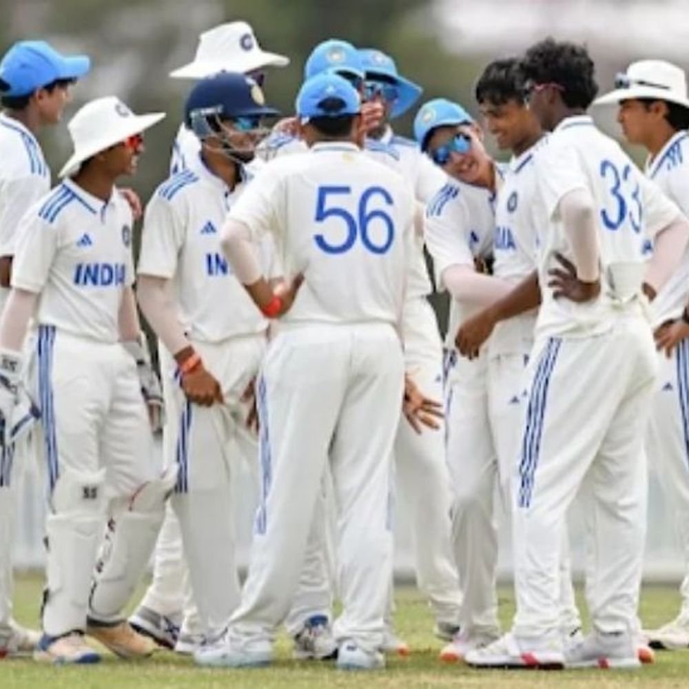 india-u-19-beat-australia-by-7-wickets,-win-series-2-0:fifth-consecutive-win-for-ind,-vaibhav-suryavanshi-records-duck,-henil-patel-took-6-wickets