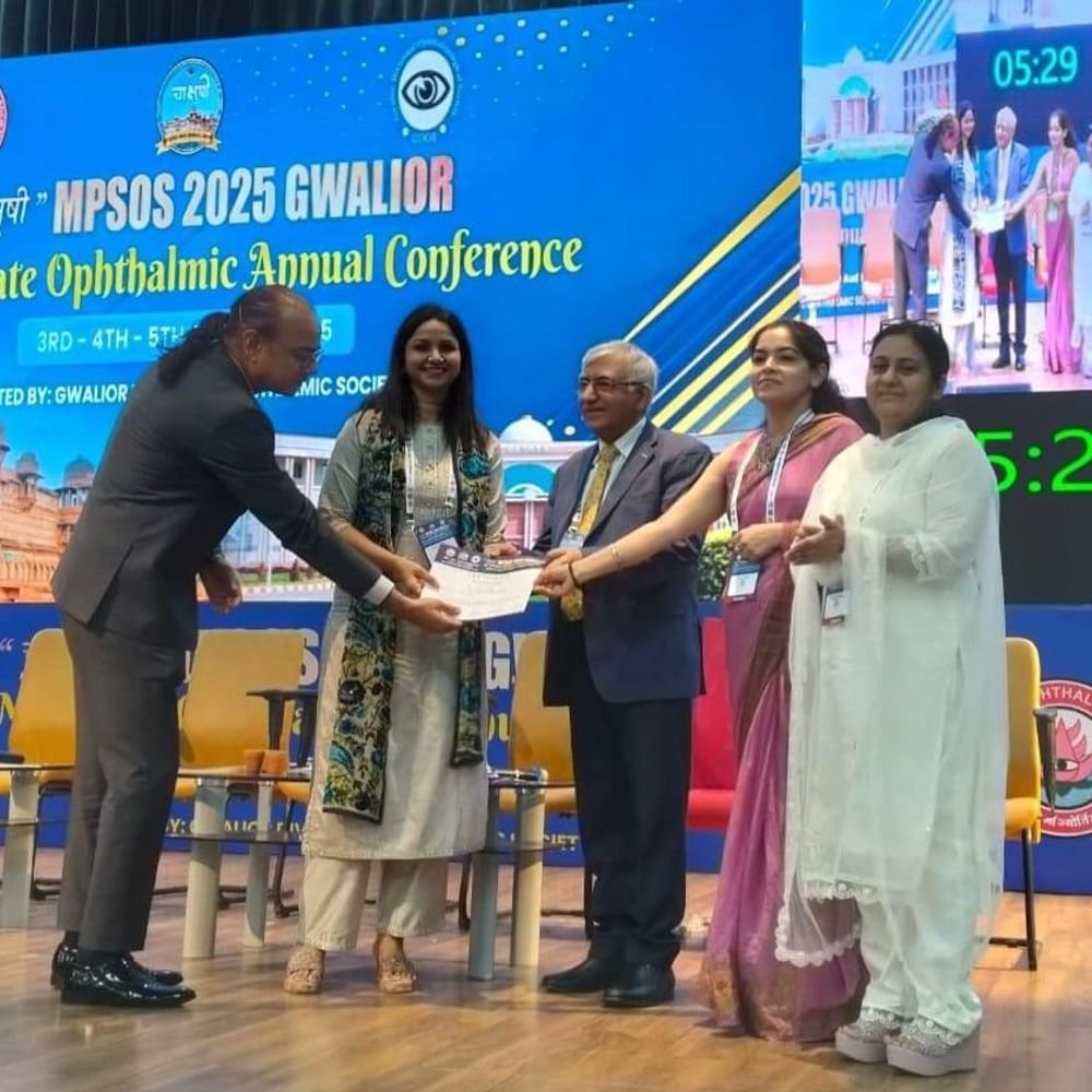 aiims-bhopal-doctor-wins-2-awards-for-glaucoma,-neuro-ophthalmology-research:dr-priti-singh-claims-recognition-at-48th-mpsos-conference-in-gwalior