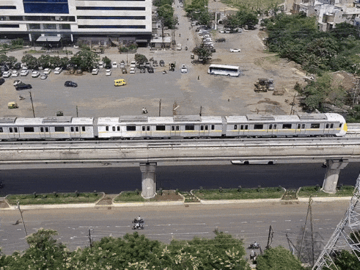 indore-metro-completes-17-km-trial-run-successfully:journey-from-gandhinagar-to-radisson-square-marks-biggest-trial;-full-operations-on-the-stretch-expected-next-year