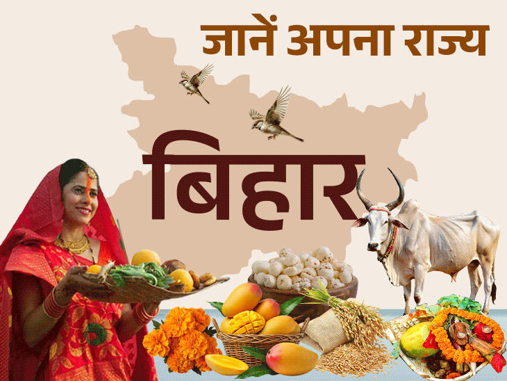 देश-में-मखाना,-लीची-उत्‍पादन-में-बिहार-अव्‍वल:1-टाइगर-रिजर्व,-11-वाइल्‍ड-लाइफ-सेंचुरी;-जानें-जनसंख्‍या,-नदियां,-भाषा-समेत-राज्‍य-का-पूरा-प्रोफाइल