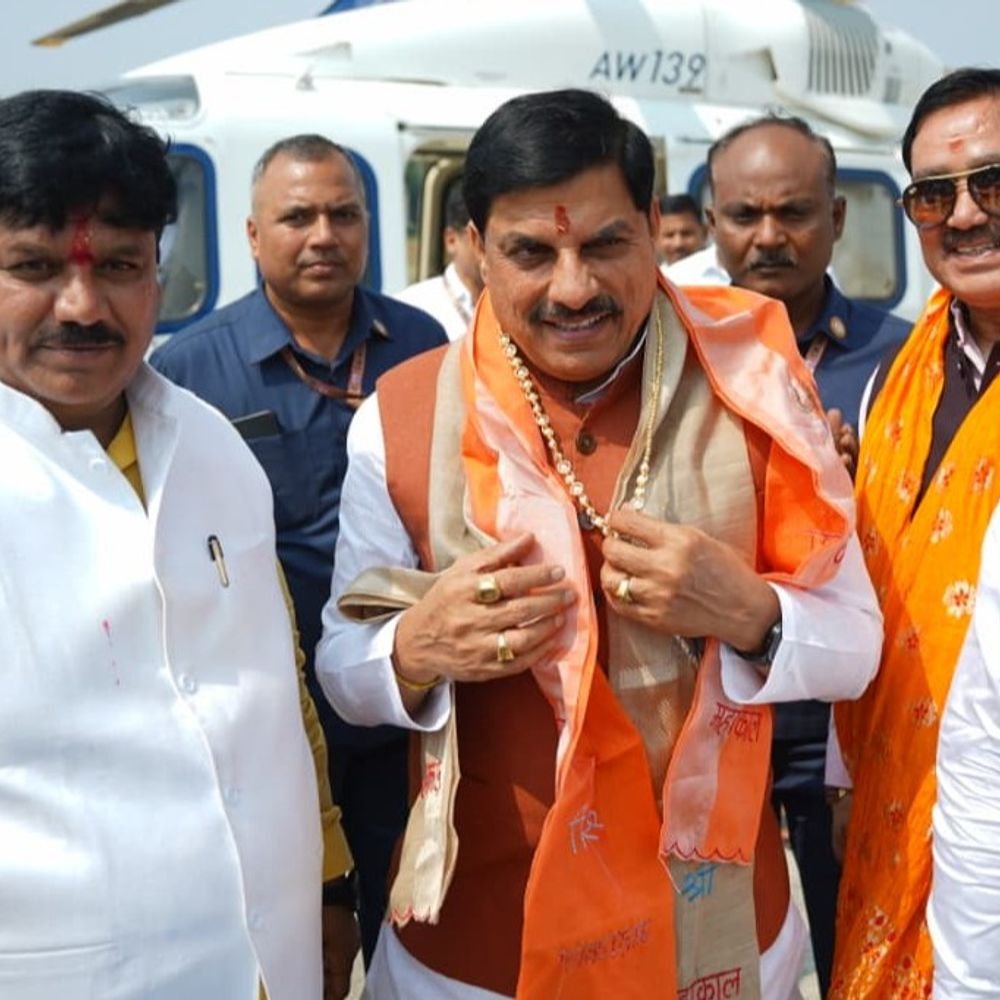 cm-mohan-yadav-to-join-diwali-milan-today:to-inaugurate-light-and-sound-fountain-at-mahakal-temple;-launch-sale-of-ragi-laddus-for-devotees