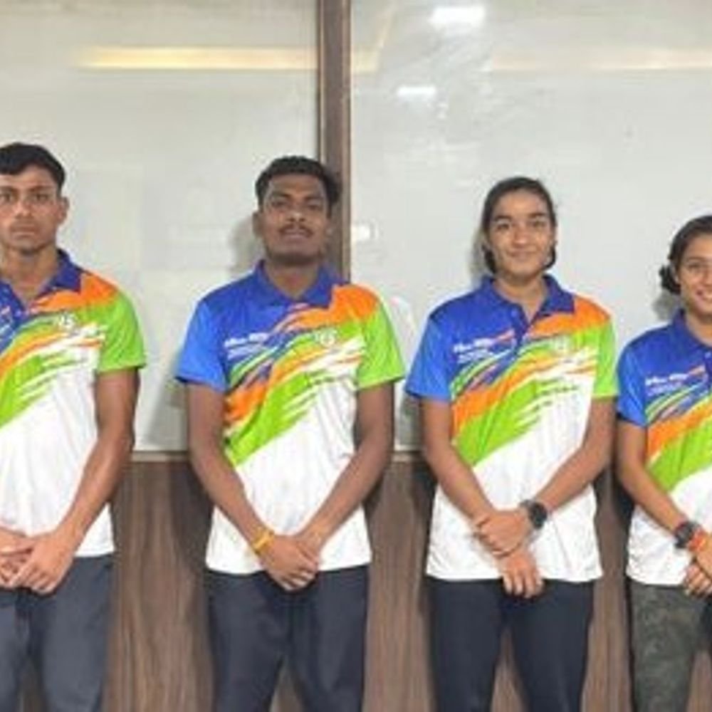 4-mp-triathlon-academy-players-selected-for-asia-championship:to-represent-india-in-aqaba,-jordan;-sports-department-officials-extend-vote-of-congratulations
