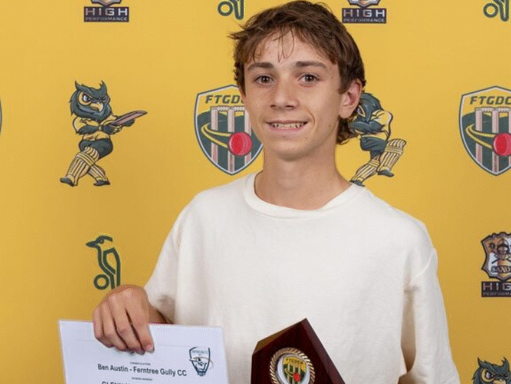 17-year-old-ben-austin-tragically-passes-away:teen-cricketer-dies-after-being-hit-by-ball-on-the-neck;-ind-aus-wear-black-armbands-to-pay-tribute