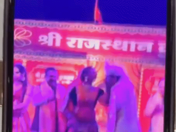 bjp-leader-in-trouble-for-obscene-dance-in-indore:nanuram-kumawat-seen-dancing-with-man-in-woman’s-attire;-community-condemns-act,-demands-public-apology