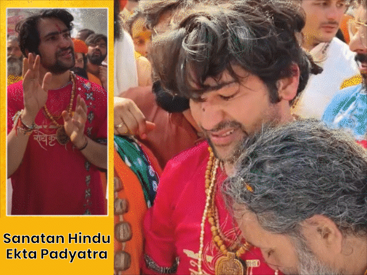 dhirendra-shastri-asks,-‘do-you-want-akbar’s-nation-or-raghubar’s?:raja-bhaiya-and-shilpa-shetty-among-attendees;-video-shows-most-memorable-moments-of-journey