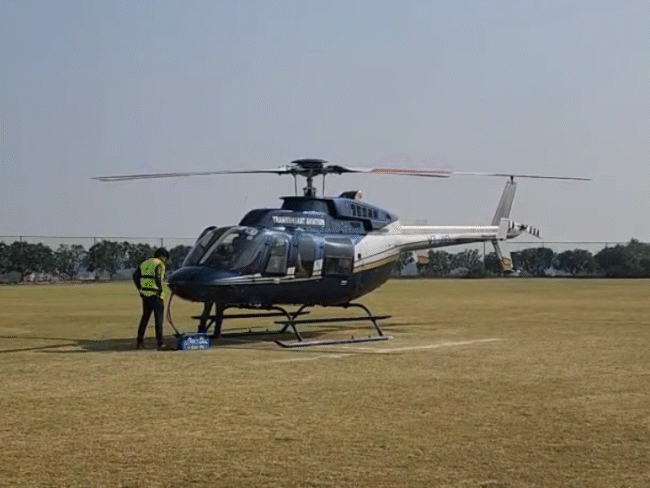 pm-heli-service-from-indore-struggles-with-passengers:passengers-over-80-kg-face-extra-charges;-company-temporarily-closed-online-booking-on-its-website