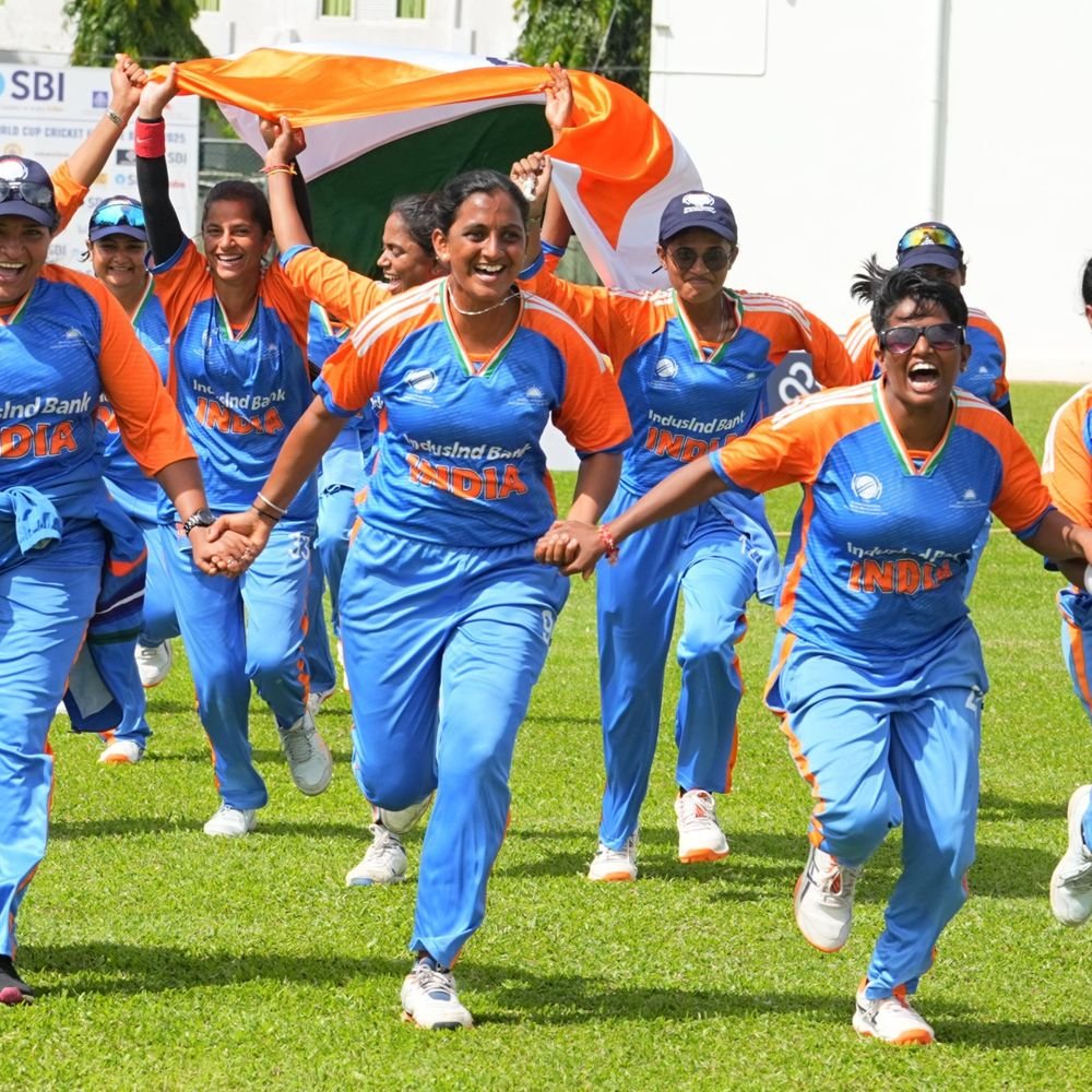 india-win-first-blind-women’s-t20-world-cup:beat-nepal-by-7-wickets-in-final;-registered-wins-over-pakistan-australia-en-route-to-title