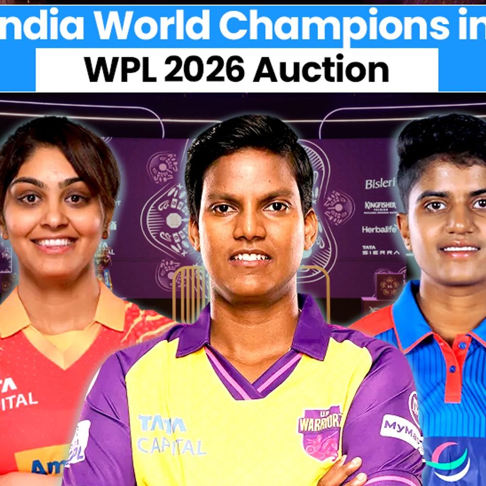 deepti-sharma-fetches-₹32-cr,-shree-charani-draws-₹130-cr:india’s-world-cup-winning-players-sold-for-₹22.65-cr-in-wpl-2026-auction-in-delhi