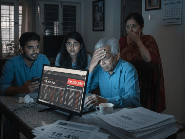 fraudster-dupes-72-year-old-bharatbhai-into-₹35-crore-stock-market-fraud:broker-kept-showing-18%-profit-by-sending-fake-statements-for-4-years