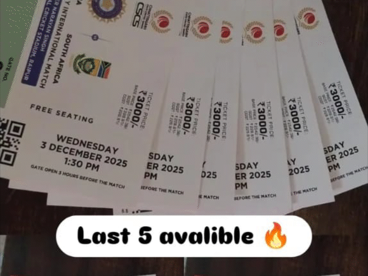 ind-sa-odi…touts-blackmailing-rs-3,000-tickets-for-rs-7,500:deals-taking-place-on-insta;-advance-payment-on-qr,-delivery-in-hospital