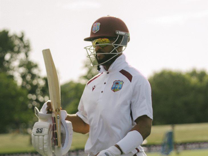 christchurch-test-–-shai-hope-slams-116*-on-day-4:justin-greaves-scores-55*,-wi-score-212/4-at-stumps;-nz-6-wickets-away-from-victory