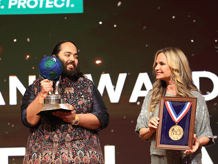 anant-ambani-receives-global-humanitarian-award-for-wildlife-conservation:becomes-first-asian-to-receive-the-award-for-vantara’s-animal-rescue-environment-protection-efforts