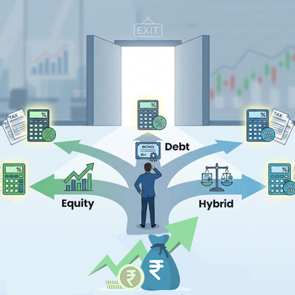 what-to-consider-before-you-exit-your-mutual-fund-investment:a-breakdown-of-how-equity,-debt,-and-hybrid-funds-are-taxed