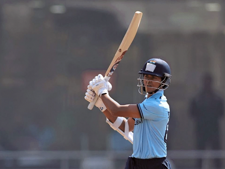 yashasvi-jaiswal-scores-50-ball-101-in-smat:sarfaraz-khan’s-quickfire-64-helps-mumbai-chase-down-235-to-beat-haryana in super league