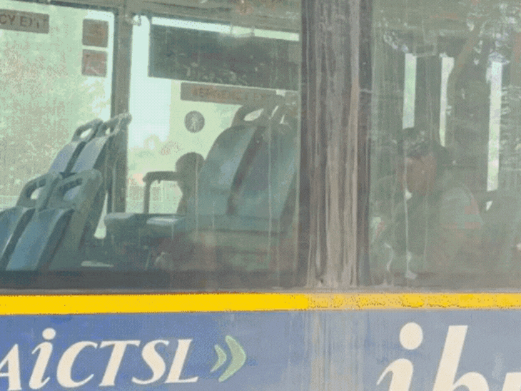 indore-brts-disruption-turns-45-min-trip-into-90-mins:buses-once-arrived-in-2-mins,-passengers-now-wait-up-to-15-without-proper-shelters