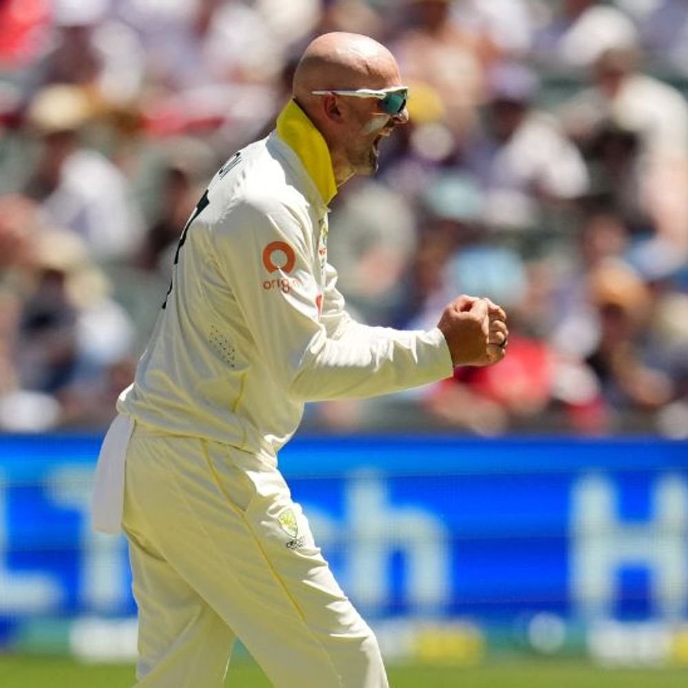 glenn-mcgrath-throws-chair-in-commentary-box-after-lyon-surpasses-him:aussie-spinner-achieves-test-wicket-feat;-aus-lead-by-158-runs-at-day-2-stumps-of-adelaide-match