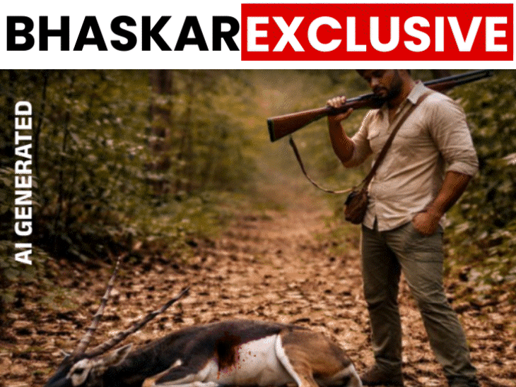 doctor-accused-of-blackbuck-poaching-racket:hunted-on-orders-and-supplied-meat-to-wealthy-clients-in-bhopal-and-mumbai-at-₹12,000-per-kilogram