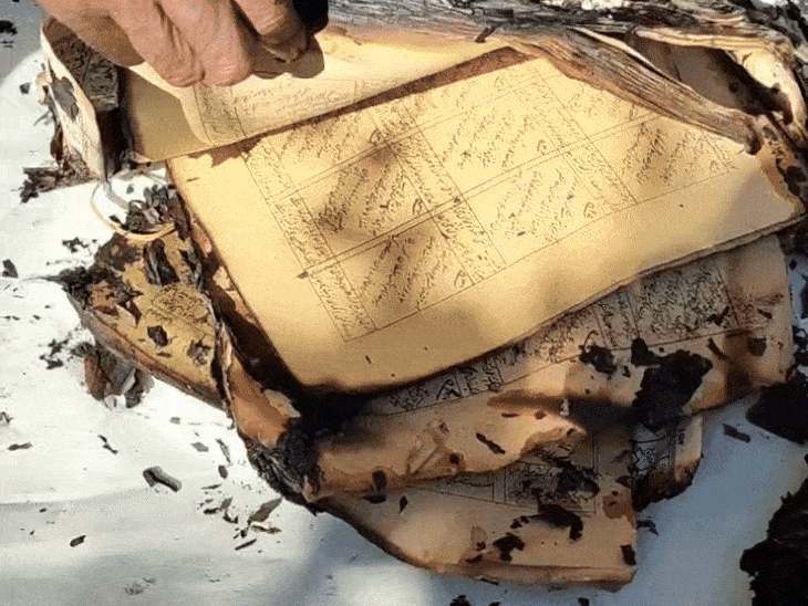 retired-teacher-accused-of-burning-quran:muslim-community-surrounds-police-station-in-ratlam,-shows-partially-burnt-pages;-fir-filed-against-woman