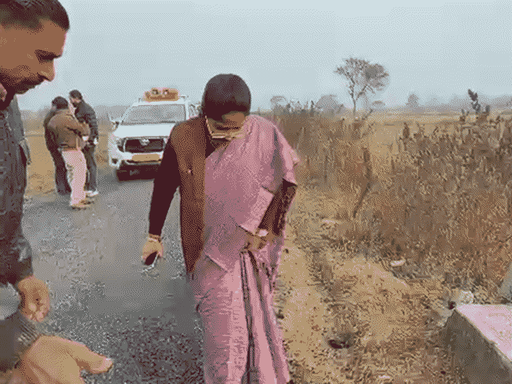 newly-built-road-collapses-under-minister’s-step:pratima-bagri-fumes,-‘substandard-work,-negligence-won’t-be-tolerated’;-road-contract-revoked