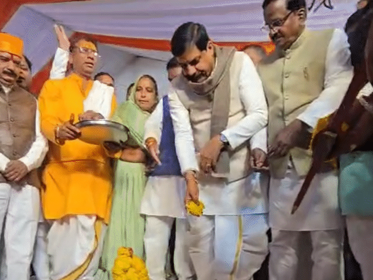 cm-mohan-yadav-lays-foundation-of-projects-for-simhastha-2028:development-works-worth-₹129-crore-to-be-completed-ahead-of-ujjain’s-kumbh-mela