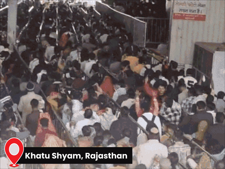 new-year-celebrations-|-2-km-long-queues-in-kashi,-ayodhya:jaisalmer-sees-highest-crowd-in-10-years;-1.2-million-devotees-expected-at-ujjain-mahakal